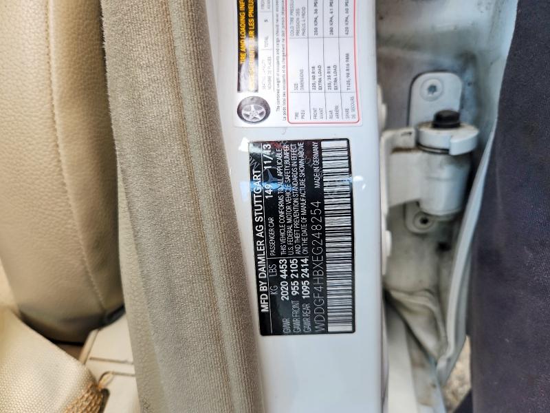 65201886 :رقم المزاد ، WDDGF4HBXEG248254 vin ، 2014 Mercedes-benz C مزاد بيع