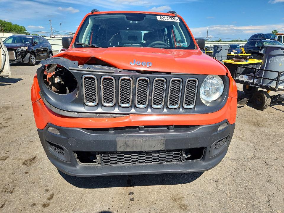 Продажа на аукционе авто 2018 Jeep Renegade, vin: ZACCJBAH2JPJ05769, номер лота: 63534836