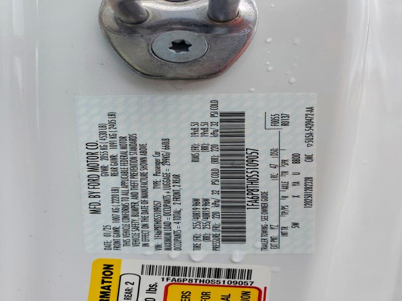 Продажа на аукционе авто 2025 Ford Mustang, vin: 1FA6P8TH0S5109057, номер лота: 64905686