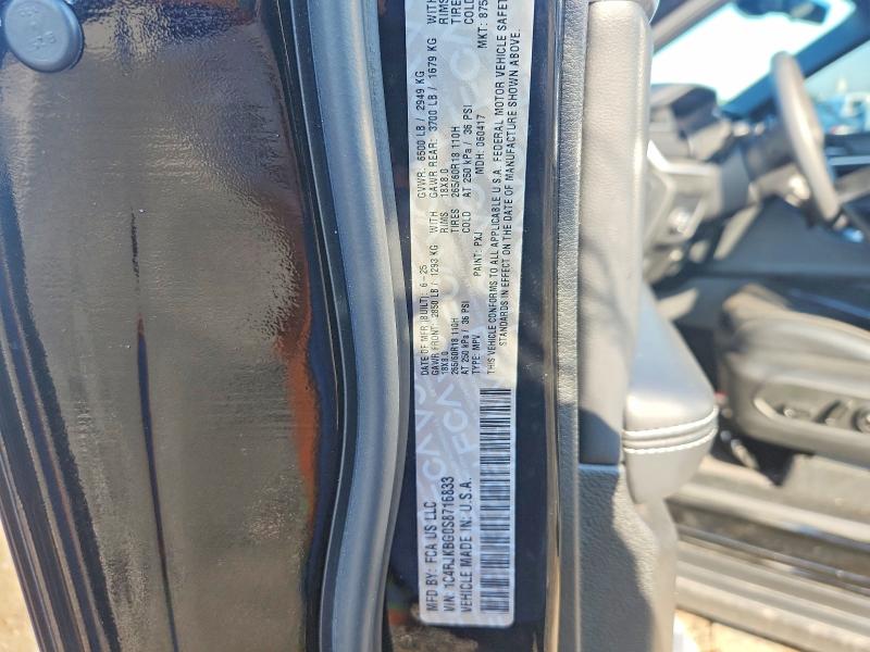 63527436 :رقم المزاد ، 1C4RJKBG0S8716833 vin ، 2025 Jeep Grand Cherokee مزاد بيع