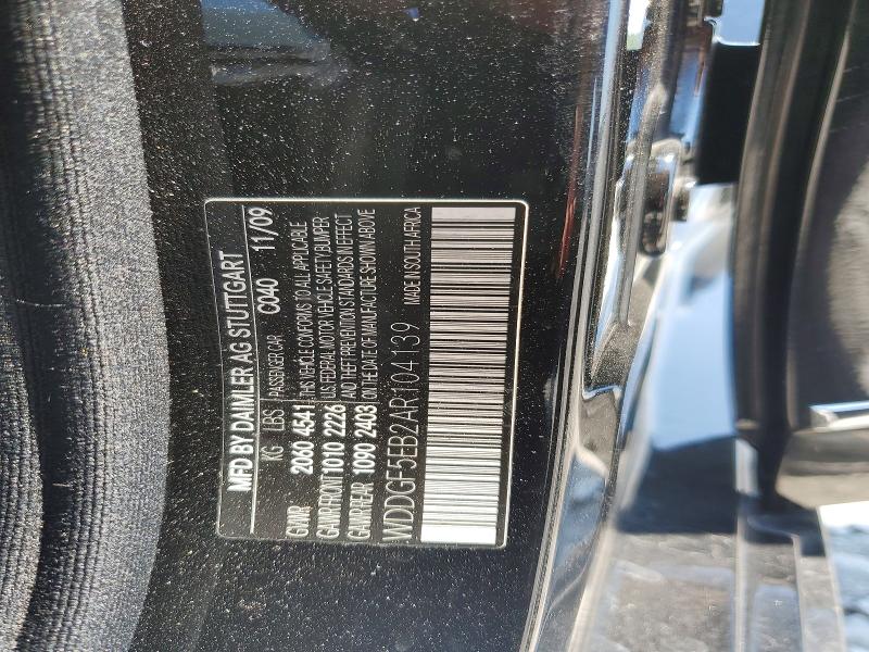 Продаж на аукціоні авто 2010 Mercedes-benz C, vin: WDDGF5EB2AR104139, номер лоту: 64936206