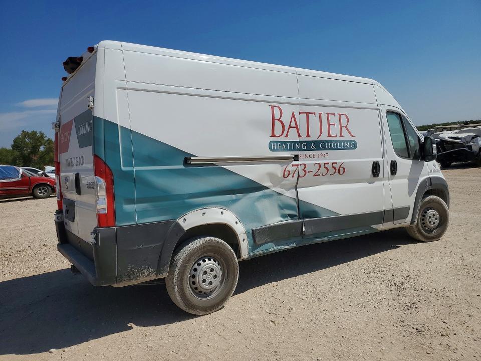 66845606 :رقم المزاد ، 3C6LRVDG3RE100807 vin ، 2024 Ram Promaster 2500 مزاد بيع