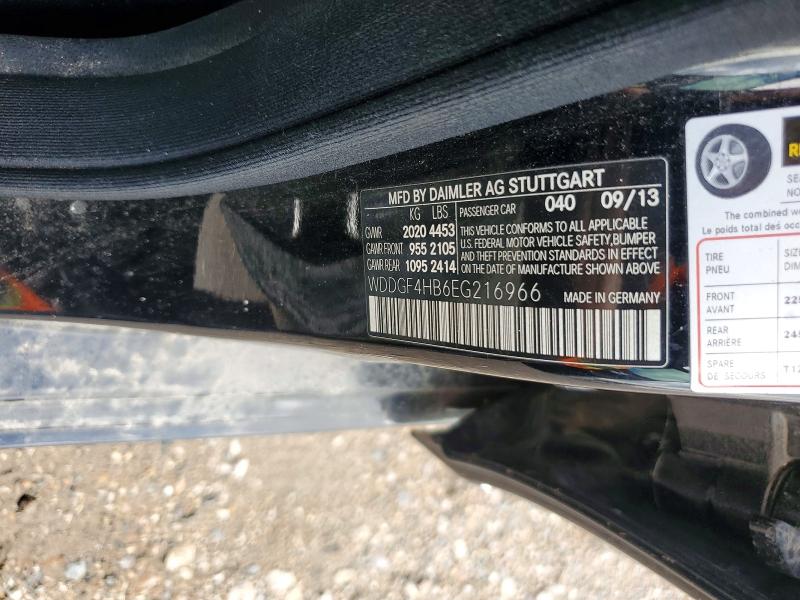 64702386 :رقم المزاد ، WDDGF4HB6EG216966 vin ، 2014 Mercedes-benz C مزاد بيع
