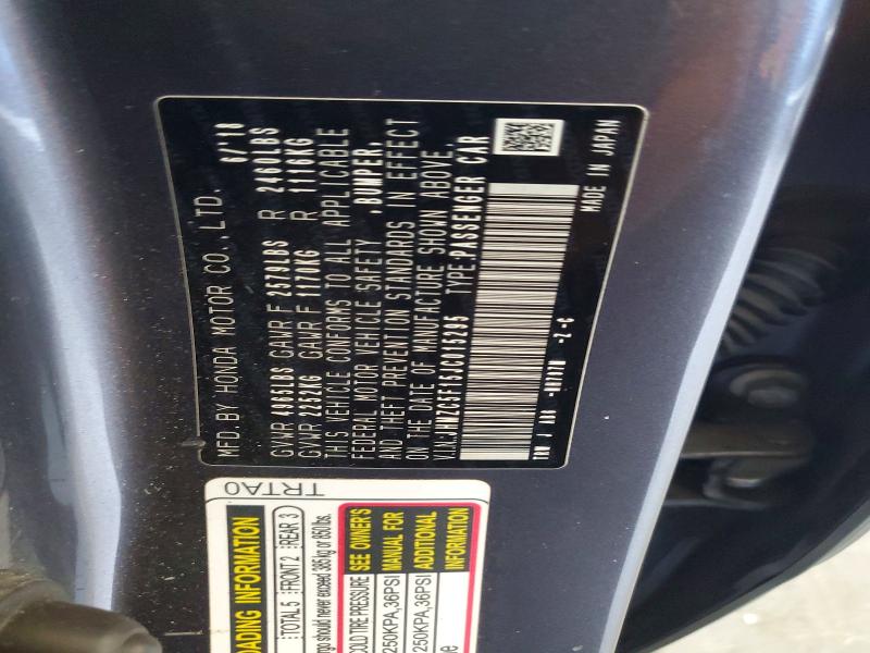 Aukcja sprzedaży 2018 Honda Clarity, vin: JHMZC5F15JC015295, numer aukcji: 66769456