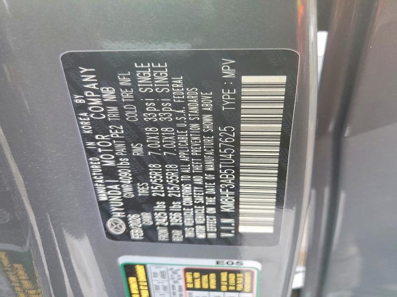 Aukcja sprzedaży 2026 Hyundai Kona, vin: KM8HF3AB5TU457625, numer aukcji: 64559256