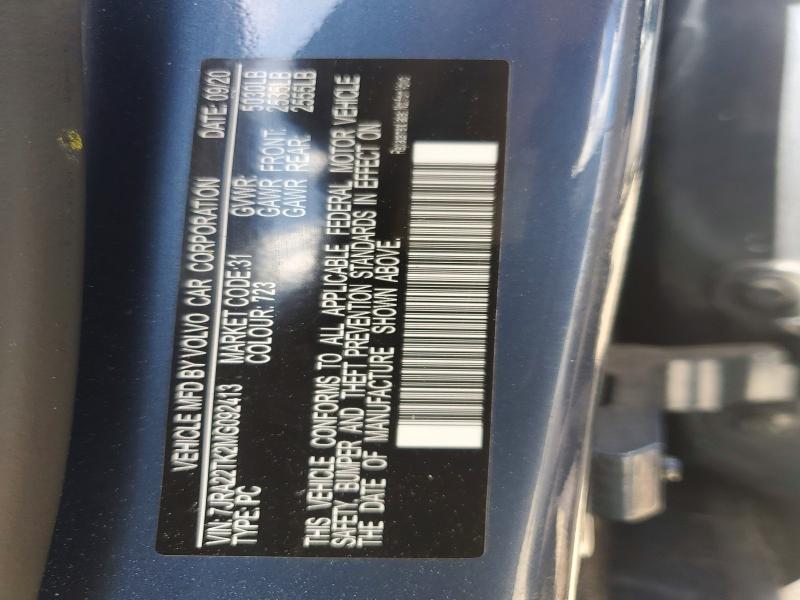 Aukcja sprzedaży 2021 Volvo S60, vin: 7JRA22TK2MG092413, numer aukcji: 66515516