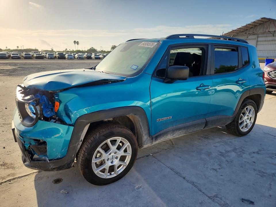 64934576 :رقم المزاد ، ZACNJDB15NPN70509 vin ، 2022 Jeep Renegade مزاد بيع