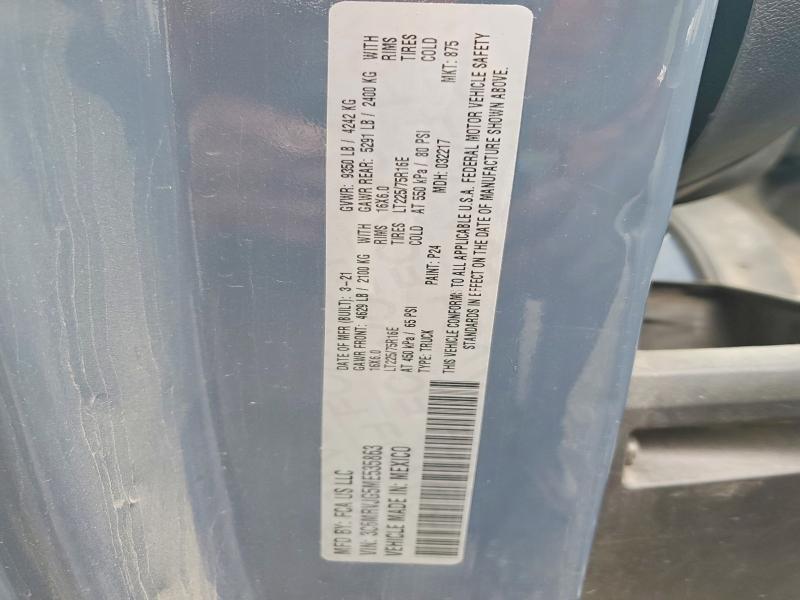 Aukcja sprzedaży 2021 Ram Promaster 3500, vin: 3C6MRVJG5ME535863, numer aukcji: 64735876