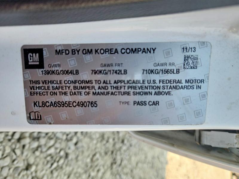 Продаж на аукціоні авто 2014 Chevrolet Spark, vin: KL8CA6S95EC490765, номер лоту: 63778106