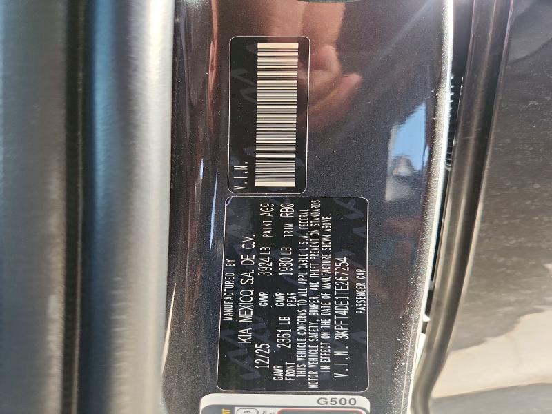 Aukcja sprzedaży 2026 Kia K4, vin: 3KPFT4DE1TE267254, numer aukcji: 63721576