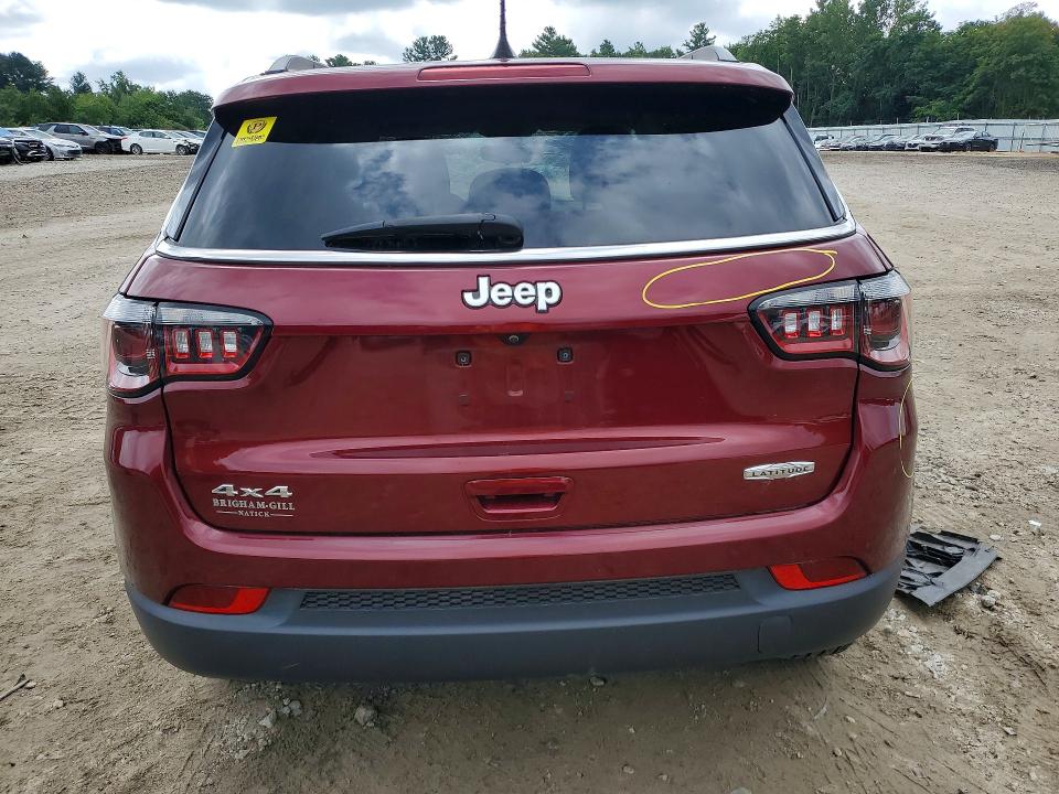 63882126 :رقم المزاد ، 3C4NJDBB0MT554690 vin ، 2021 Jeep Compass مزاد بيع