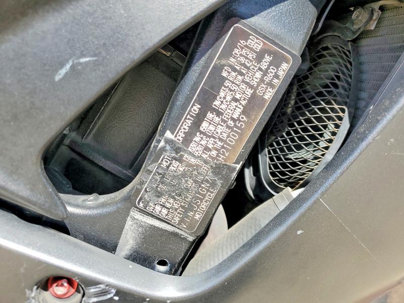 2017 Suzuki Gsx-r600 მანქანა იყიდება აუქციონზე, vin: JS1GN7FA5H2100159, აუქციონის ნომერი: 65921376