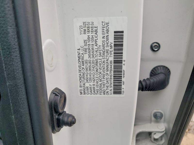 Продаж на аукціоні авто 2023 Honda Passport, vin: 5FNYF8H67PB044386, номер лоту: 64676986