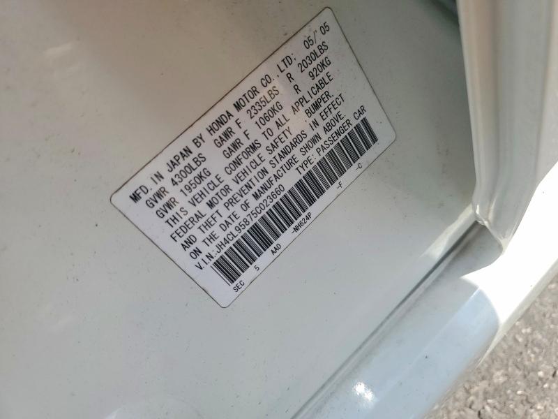 Продажа на аукционе авто 2005 Acura Tsx, vin: JH4CL95875C023660, номер лота: 65852396