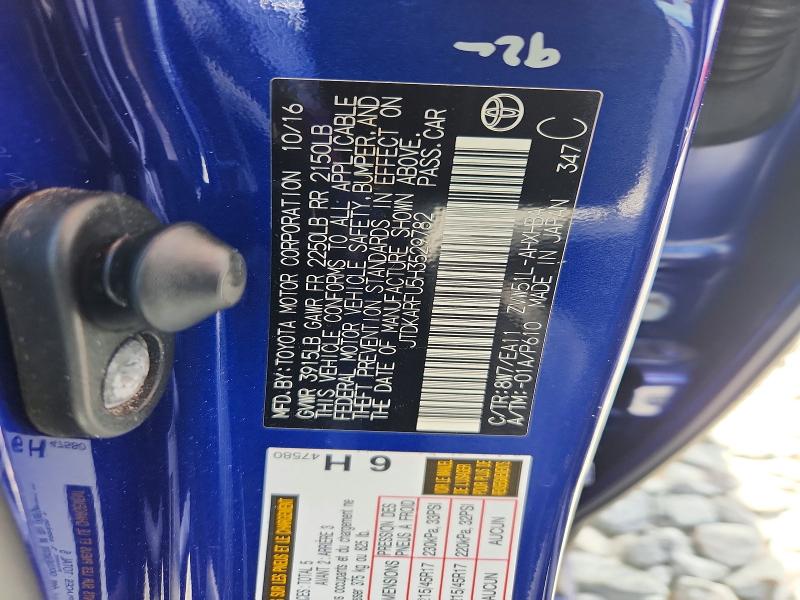 Aukcja sprzedaży 2017 Toyota Prius, vin: JTDKARFU5H3529782, numer aukcji: 65322846