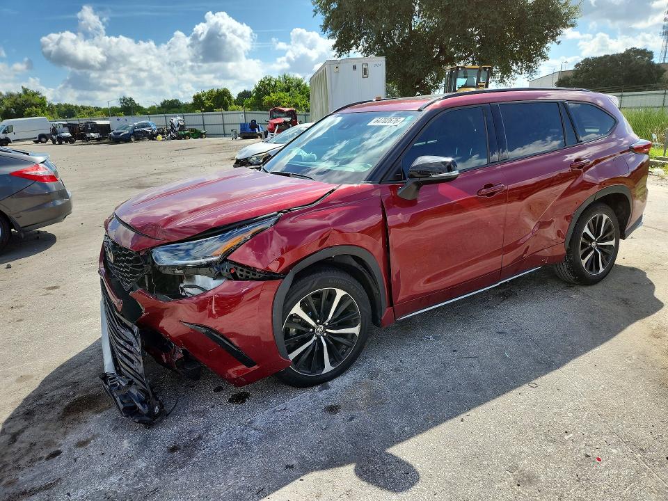 Auction sale of the 2021 Toyota Highlander, vin: 5TDLZRAH4MS067635, lot number: 64702676