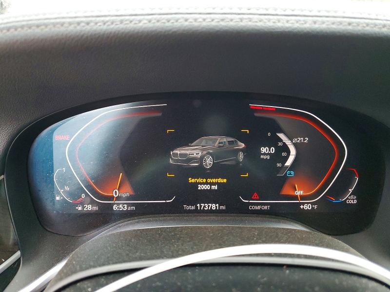 Aukcja sprzedaży 2020 Bmw 740, vin: WBA7T4C03LGG62675, numer aukcji: 66635776