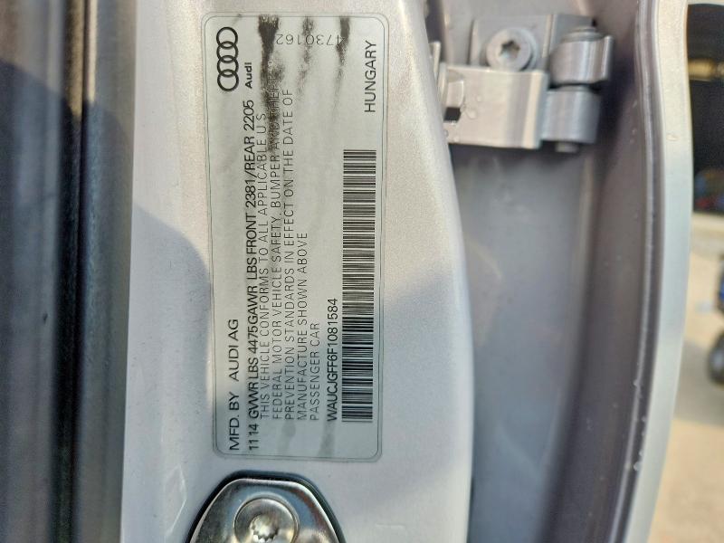 Продажа на аукционе авто 2015 Audi A3, vin: WAUCJGFF6F1081584, номер лота: 65016286