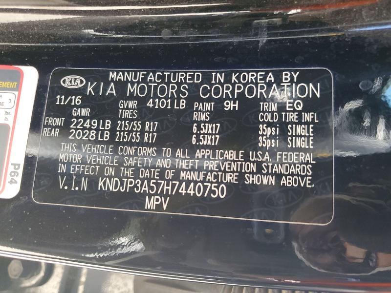 Продажа на аукционе авто 2017 Kia Soul, vin: KNDJP3A57H7440750, номер лота: 62877416