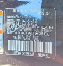 Продажа на аукционе авто 2013 Scion Fr-s, vin: JF1ZNAA18D1726135, номер лота: 62501666