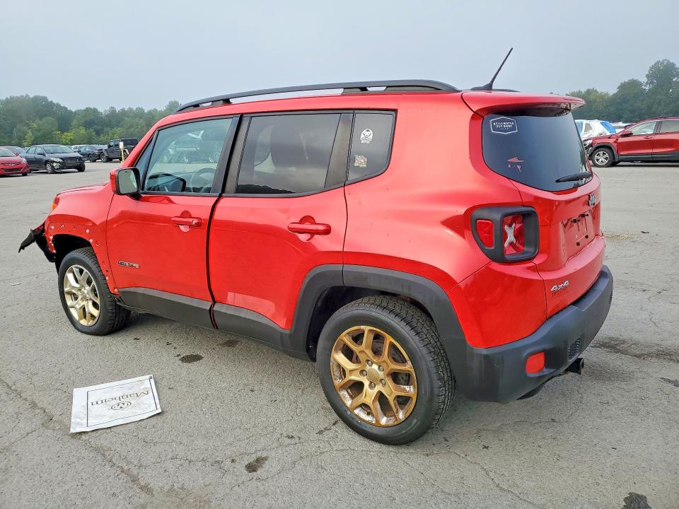 2017 Jeep Renegade მანქანა იყიდება აუქციონზე, vin: ZACCJBBB2HPF89482, აუქციონის ნომერი: 66988456
