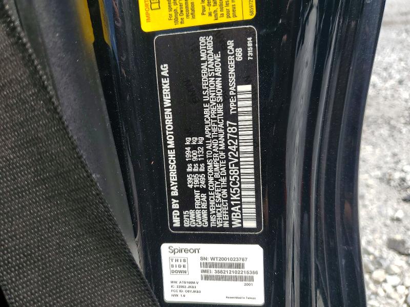 2015 Bmw 228 მანქანა იყიდება აუქციონზე, vin: WBA1K5C58FV242787, აუქციონის ნომერი: 65648236