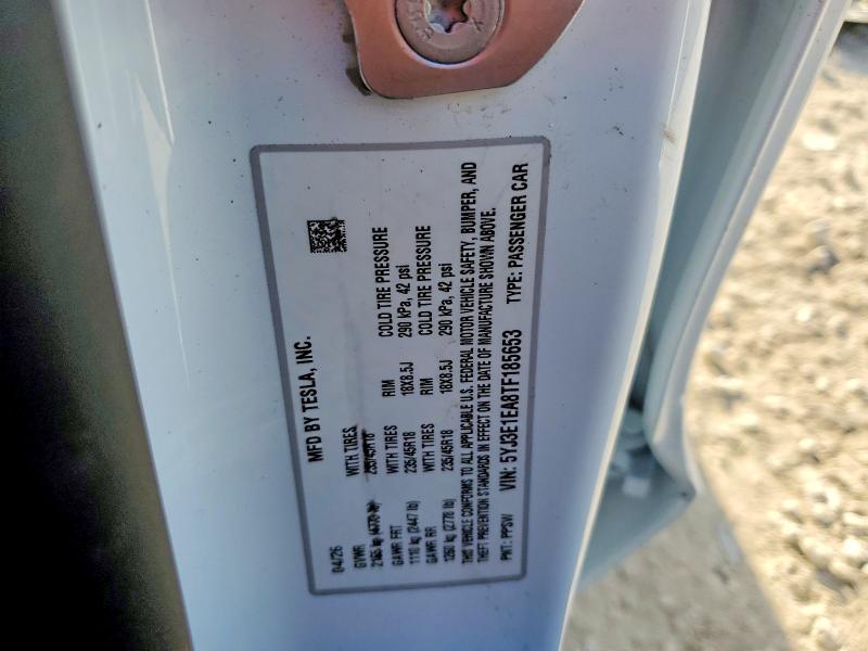 Aukcja sprzedaży 2026 Tesla Model 3, vin: 5YJ3E1EA8TF185653, numer aukcji: 64058266
