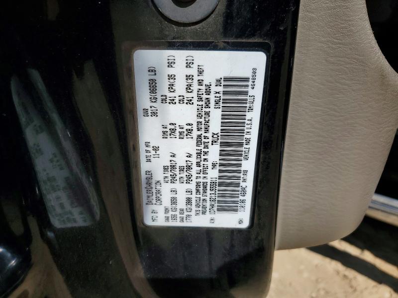 64301196 :رقم المزاد ، 1D7HA18Z13J555911 vin ، 2003 Dodge Ram 1500 مزاد بيع
