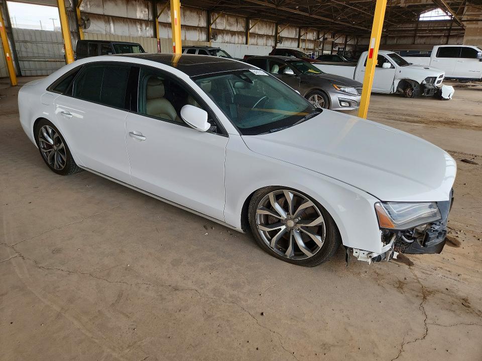 64815106 :رقم المزاد ، WAURVAFDXCN005333 vin ، 2012 Audi A8 مزاد بيع