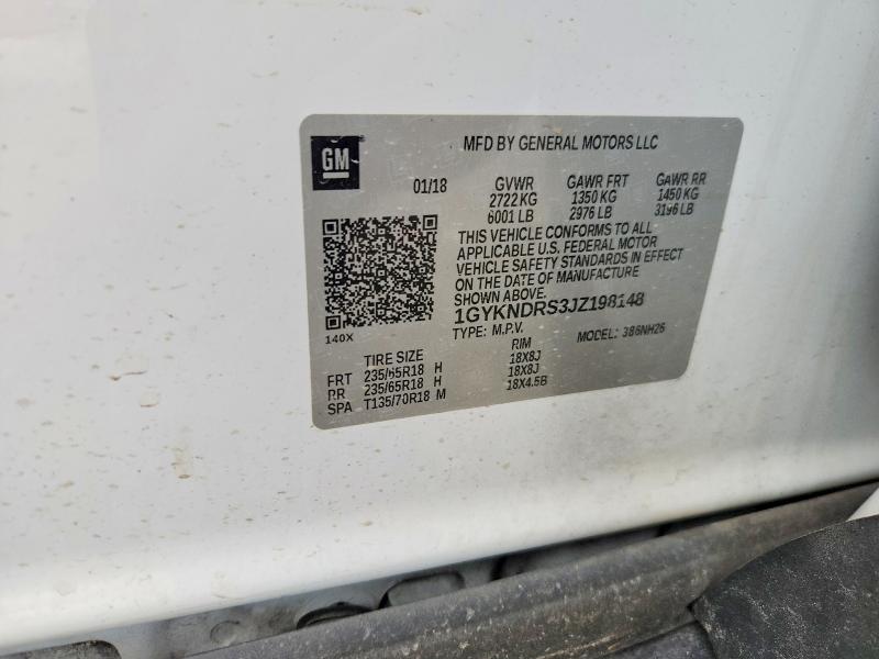 Продаж на аукціоні авто 2018 Cadillac Xt5, vin: 1GYKNDRS3JZ198148, номер лоту: 63255176
