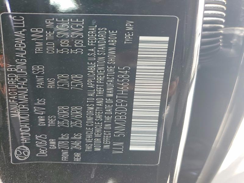 Продажа на аукционе авто 2026 Hyundai Tucson, vin: 5NMJB3DE9TH665845, номер лота: 64305036