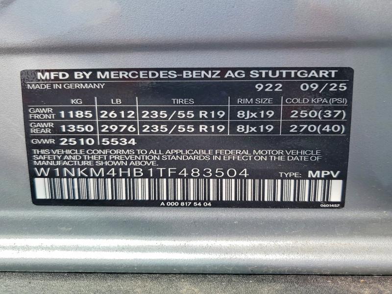 65265516 :رقم المزاد ، W1NKM4HB1TF483504 vin ، 2026 Mercedes-benz Glc مزاد بيع