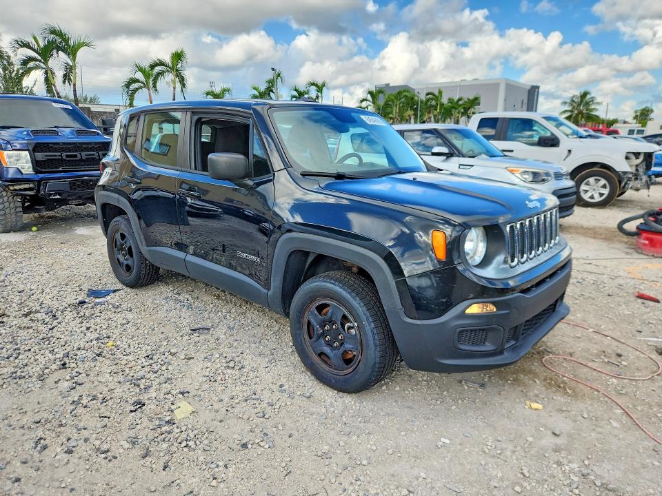 Продажа на аукционе авто 2016 Jeep Renegade, vin: ZACCJBAT3GPD55716, номер лота: 64549096