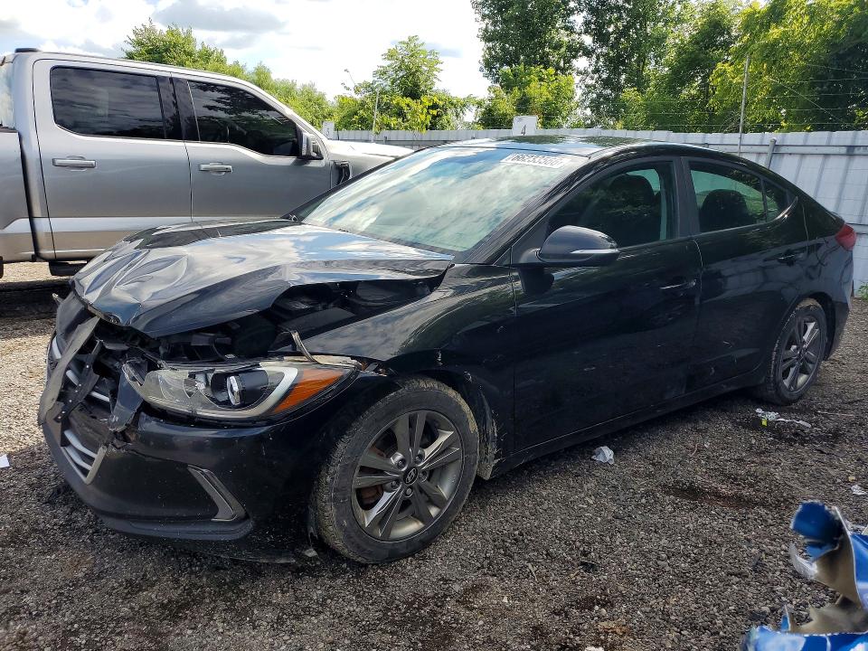 66233566 :رقم المزاد ، KMHD84LF3HU323668 vin ، 2017 Hyundai Elantra مزاد بيع