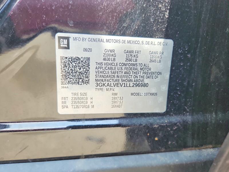 Aukcja sprzedaży 2020 Gmc Terrain, vin: 3GKALVEV1LL296980, numer aukcji: 65039876