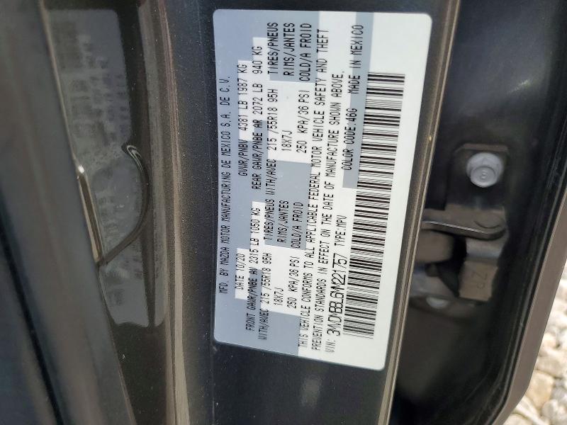 Aukcja sprzedaży 2021 Mazda Cx-30, vin: 3MVDMBBL6MM221757, numer aukcji: 64742886
