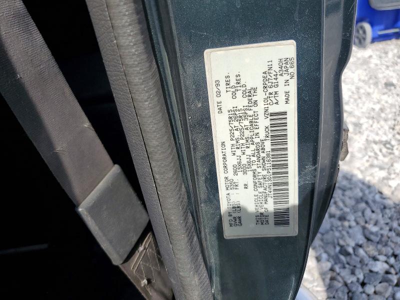 1993 Toyota Pickup მანქანა იყიდება აუქციონზე, vin: JT4VN13D1P5116381, აუქციონის ნომერი: 64381246