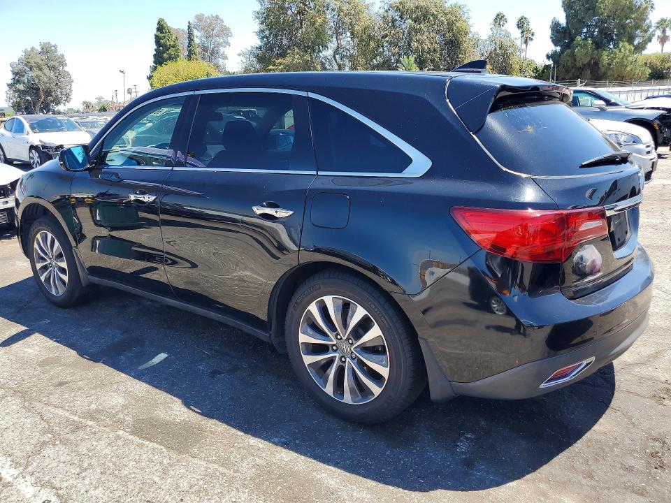 65724356 :رقم المزاد ، 5FRYD3H65FB005804 vin ، 2015 Acura Mdx مزاد بيع