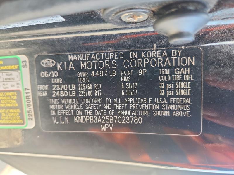 64373566 :رقم المزاد ، KNDPB3A25B7023780 vin ، 2011 Kia Sportage مزاد بيع