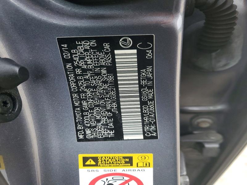 Продаж на аукціоні авто 2014 Lexus Es, vin: JTHBK1GG8E2117881, номер лоту: 63675376