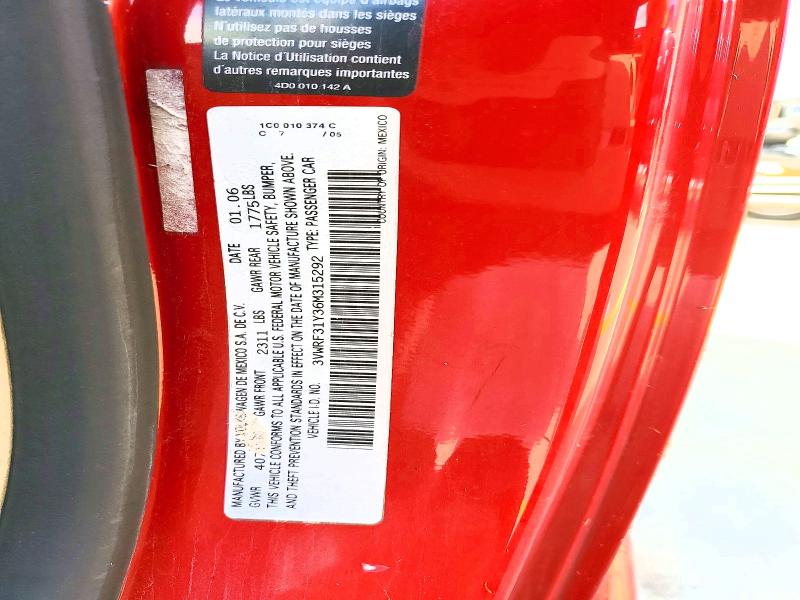 Aukcja sprzedaży 2006 Volkswagen New Beetle, vin: 3VWRF31Y36M315292, numer aukcji: 66344816