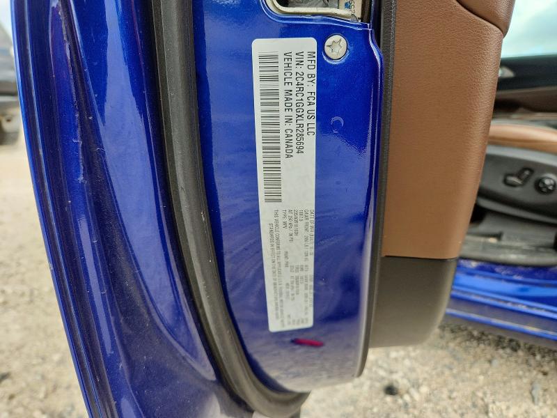 Aukcja sprzedaży 2020 Chrysler Pacifica, vin: 2C4RC1GGXLR285694, numer aukcji: 64414976