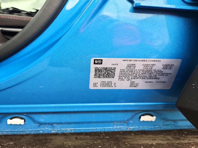 Aukcja sprzedaży 2025 Chevrolet Trax, vin: KL77LGEP7SC285492, numer aukcji: 67121556