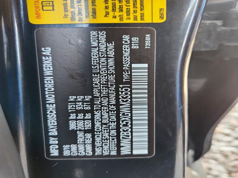 Продажа на аукционе авто 2016 Mini Cooper, vin: WMWZB3C5XGWM33551, номер лота: 66139646