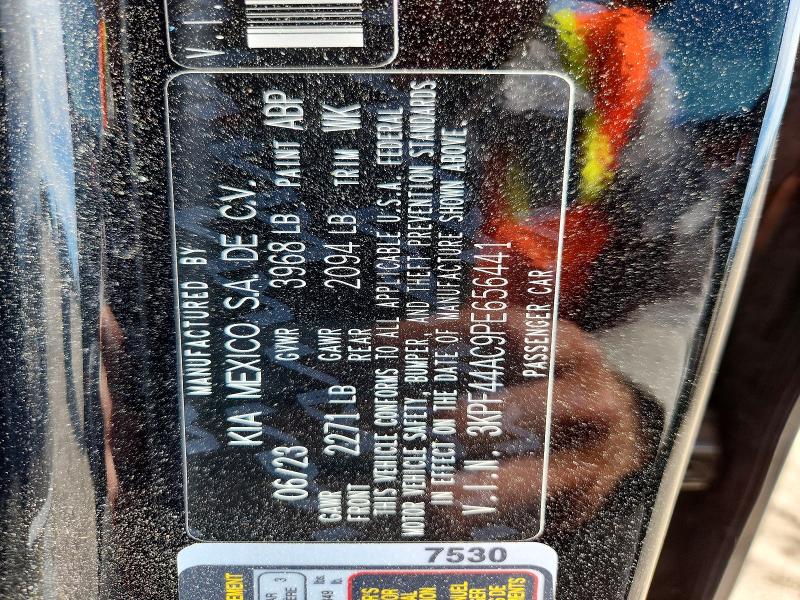 2023 Kia Forte მანქანა იყიდება აუქციონზე, vin: 3KPF44AC9PE656441, აუქციონის ნომერი: 64443326