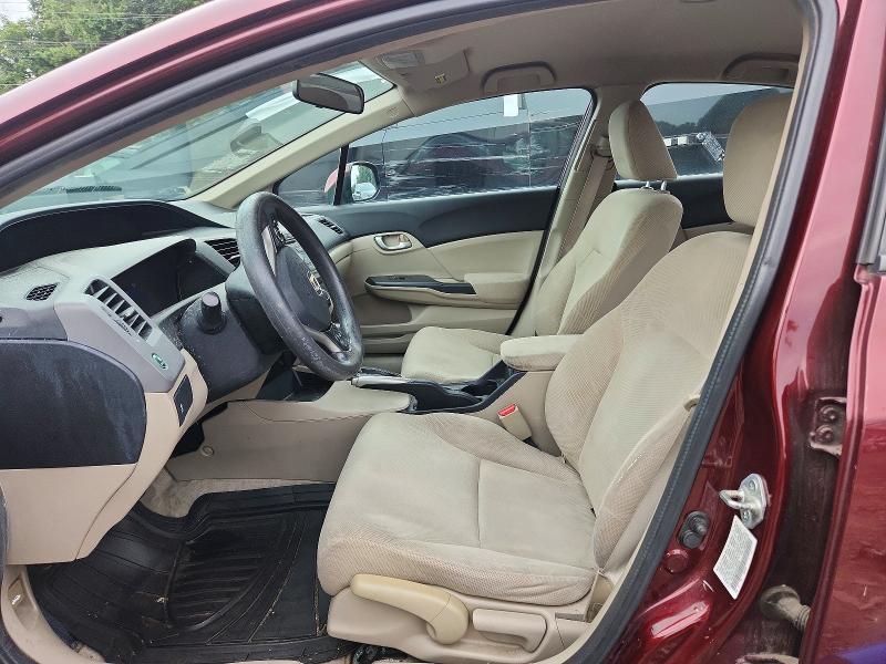 Продаж на аукціоні авто 2012 Honda Civic, vin: 19XFB2F52CE342726, номер лоту: 63921066