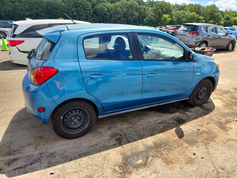 64623096 :رقم المزاد ، ML32A3HJXFH013369 vin ، 2015 Mitsubishi Mirage مزاد بيع