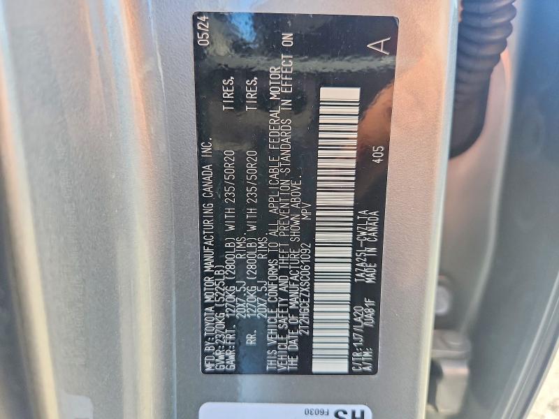 Aukcja sprzedaży 2025 Lexus Nx, vin: 2T2HGCEZXSC061092, numer aukcji: 63616336