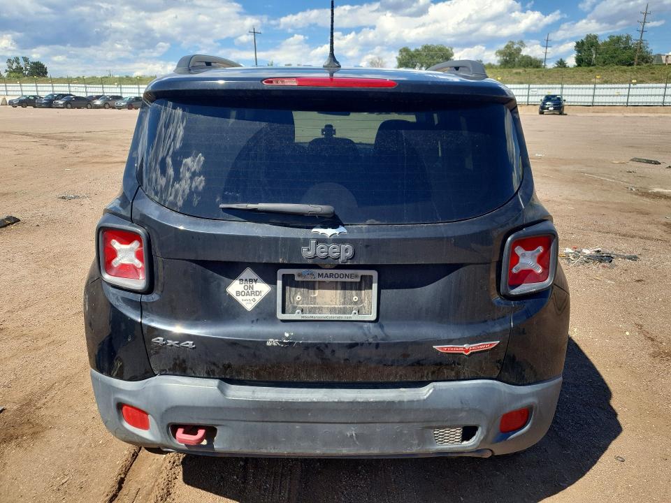 2016 Jeep Renegade მანქანა იყიდება აუქციონზე, vin: ZACCJBCTXGPD54737, აუქციონის ნომერი: 65483226