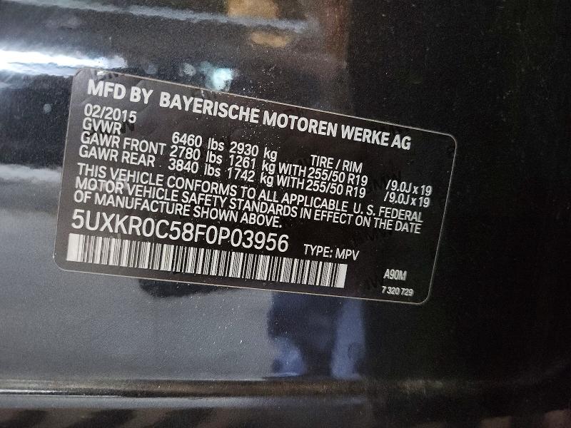 Aukcja sprzedaży 2015 Bmw X5, vin: 5UXKR0C58F0P03956, numer aukcji: 63605466